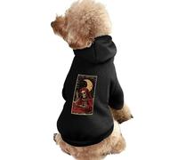Death Tarot Card Dog Hoodie Shirts Pet Clothes for Small Puppy Cat Costume S