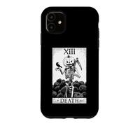 Death Tarot Card Halloween Pumpkin Goth Astrology Case for iPhone 11