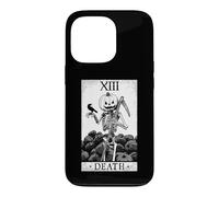 Death Tarot Card Halloween Pumpkin Goth Astrology Case for iPhone 13 Pro