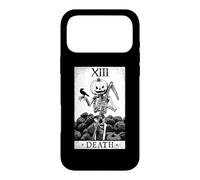 Death Tarot Card Halloween Pumpkin Goth Astrology Case for iPhone 17 Pro Max