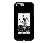 Death Tarot Card Halloween Pumpkin Goth Astrology Case for iPhone 7 Plus/8 Plus