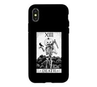 Death Tarot Card Halloween Pumpkin Goth Astrology Case for iPhone X/XS