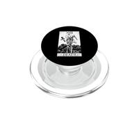 Death Tarot Card Halloween Pumpkin Goth Astrology PopSockets PopGrip for MagSafe