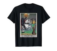 Death Tarot Card Headless Horseman Halloween Spooky Gothic T-Shirt