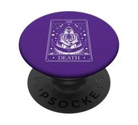 DEATH Tarot Card Line Art Mystical PopSockets Adhesive PopGrip