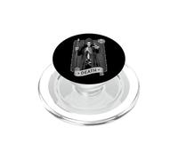 Death Tarot Card Occult Dark Grim Reaper Astrology PopSockets PopGrip for MagSafe