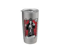 Death Tarot Card Occult Grim Reaper Astrology Stainless Steel Insulated Tumbler