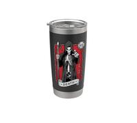 Death Tarot Card Occult Grim Reaper Astrology Stainless Steel Insulated Tumbler