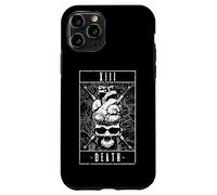 Death Tarot Card Vintage Gothic Anatomical Heart Skull Case for iPhone 11 Pro