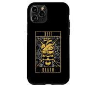 Death Tarot Card Vintage Gothic Anatomical Heart Skull Case for iPhone 11 Pro