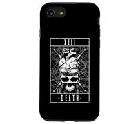 Death Tarot Card Vintage Gothic Anatomical Heart Skull Case for iPhone SE (2020) / 7/8