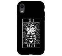 Death Tarot Card Vintage Gothic Anatomical Heart Skull Case for iPhone XR