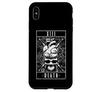 Death Tarot Card Vintage Gothic Anatomical Heart Skull Case for iPhone XS Max