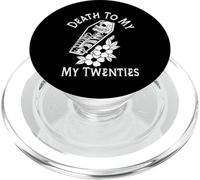 Death To My Twenties Funny R.I.P 20s, 30th Birthday Skeleton PopSockets PopGrip for MagSafe
