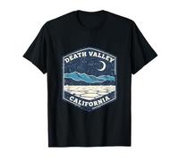 Death Valley California Desert Landscape Night Moon T-Shirt