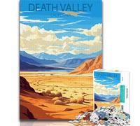 Death Valley California Jigsaw Puzzles 1000 Pieces for Adults Teens,Challenging Game Gifts for Is Ideal As A Gift for The Whole Family 38x52cm