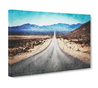 Death Valley In The Mojave Desert Canvas Print | Gallery Wrapped 30mm Frame Wall Art | 20x14 inches | Ready to Hang | Modern Landscape Picture | Living Room Bedroom Lounge Office