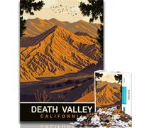 Death Valley Jigsaw Puzzles 1000 Pieces for Adults Teens,Help The Brain Exercise Addictive Toys to Cultivate Patience Parent-child Interaction 38x26cm