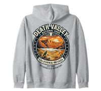 Death Valley National Park California Nevada Vintage Badge Zip Hoodie