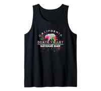 Death Valley National Park Color Splatter Bear Souvenir Tank Top