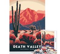 Death Valley National Park Jigsaw Puzzles 1000 Piece for Adults Enhance Focus for Better Performance Quiet Soothing Playtime Fun (38x52cm)
