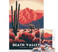 Death Valley National Park Jigsaws 1000 Pieces for Teenagers Boost Cognitive Clarity And Sharpness Mindful Calm Play Enjoyment (38x26cm)