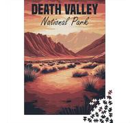 Death Valley National Park Poster 52x38cm 1000pcs Jigsaw Puzzle, 1000 Piece
