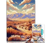 Death Valley National Park Puzzles for Teenagers Teens 1000pc Puzzle,Decompressing Intellectual Educational Toy Secret Santa Gifts 50x75cm