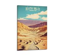 Death Valley National Park Vintage Travel Commemorative Poster Art Print Wall Photo Paint Hanging Picture Family Bedroom Decor 08x12inch(20x30cm)
