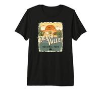 Death Valley National Park Vintage Travel Poster Style Premium T-Shirt
