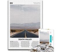 Death Valley Puzzles 1000 Pieces for Teenagers,Challenging To Complete But Fun And Humorous Unique Home Decor And Gifts 50x75cm