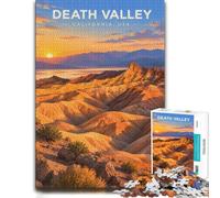 Death Valley Wooden Jigsaw, Wood Puzzle, 1000 Pieces | Shared puzzle time: a clear section-by-section approach over several sessions.