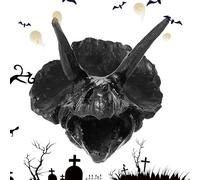 Death Whistle - 14.2x14.2x8.7cm | Triceratops Ghost Aztec War Whistle | Halloween Horror Human Sounding Screams | Realistic Ancient Whistles For Halloween, Cosplay, Collectors, And Cultural Di