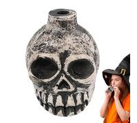 Death Whistle Ceramic Skull Shape Aztec Crow Terror
