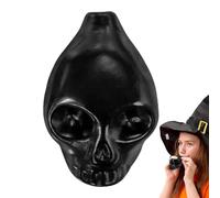 Death Whistle Creative Skull Whistle Wacky Howling Whistle The World's Strongest Whistle | Ceramic Crow Whistle for Halloween War Sacrifice Death Museums Exhibitions