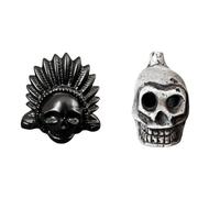 Death Whistle | Real Screaming Aztec Crow's Mouth Design | Prank Halloween Ornament | Unique War Whistle With Weird Sound for Modern Application (A+B)