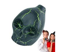 Death Whistle, Screaming War Whistle, Halloween Wacky Screaming Whistle Loud Whistle Ceramic Terror Skull Whistle for War Sacrifice Cultural Exhibitions