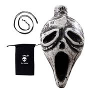 Death Whistle - Traditional Ceramic Sound Maker, Ancient Inspired Sculpted Shape, Small Size Portable Instrument, Resonance Effect | for F Costume Accessories