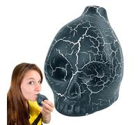 Death Whistle - Wacky Whistle - Halloween Wacky Screaming Aztec Loud Terror Skull for War Sacrifice Cultural Exhibitions