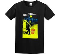 Death Wish Charles Bronson, Retro 1970'S Vigilante G200 Black Mens T Shirt(Medium)