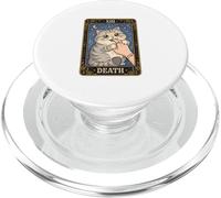 Death XIII Cute Cat Tarot Card Kawaii Witch Cat Lover PopSockets PopGrip for MagSafe