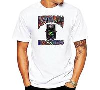 DEATHROW Records Limited Edition Artwork T Shirt DR DRE SUGE Knight Style Hip Hop Men T-Shirt Tops White(XX-Large)