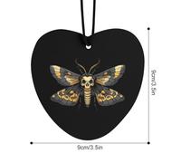 Death's Head Hawk Moth Car Air Freshener Decorative Hanging Aromatherapy Tablets for Car Trucks Love form
