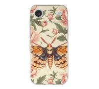 Death's Head Hawk Moth Cute Phone Case Compatible for iPhone 17/Air/Pro/Pro Max Slim Fit Shockproof TPU Phone Cover
