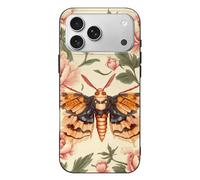 Death's Head Hawk Moth Cute Phone Case Compatible for iPhone 17/Air/Pro/Pro Max Slim Fit Shockproof TPU Phone Cover