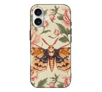 Death's Head Hawk Moth Cute Phone Case Compatible for iPhone 17/Air/Pro/Pro Max Slim Fit Shockproof TPU Phone Cover