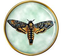Death's-head Hawk moth Pin Badge