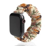 Death's Head Hawk Moth Scrunchie Watch Bands Soft Elastic Replacement Wristband Compatible with Apple Watch 38mm/40mm