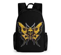 Death's Head Moth 16" Backpack Travel Daypack Laptop Bag