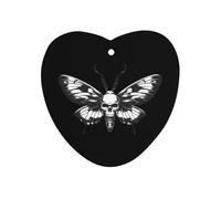 Death's Head Moth Car Air Freshener Hanging Aromatherapy Tablets Rearview Mirror Pendant Car Accessories